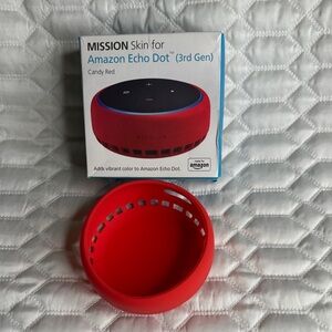 Amazon Red Echo Dot Skin